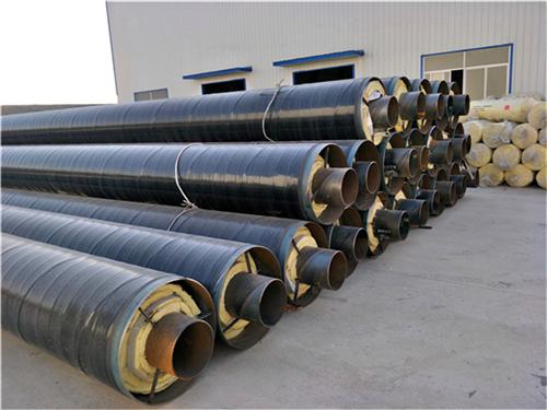 蒸汽直埋钢套钢保温管道由输送介质的钢管,防腐外套钢管以及钢管与